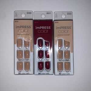 NIB imPress Color Press on Manicure